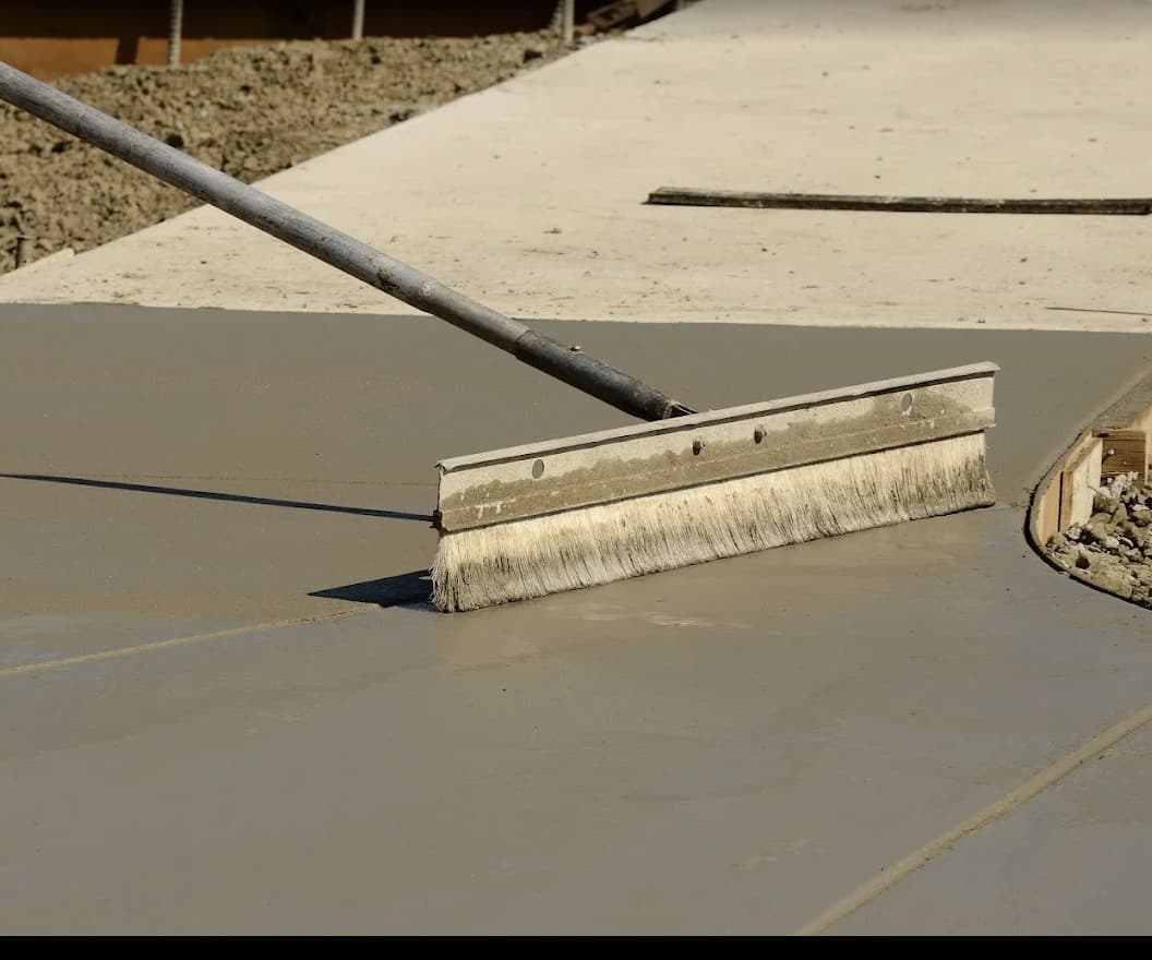 Exposed aggregate driveway in Trinity Falls