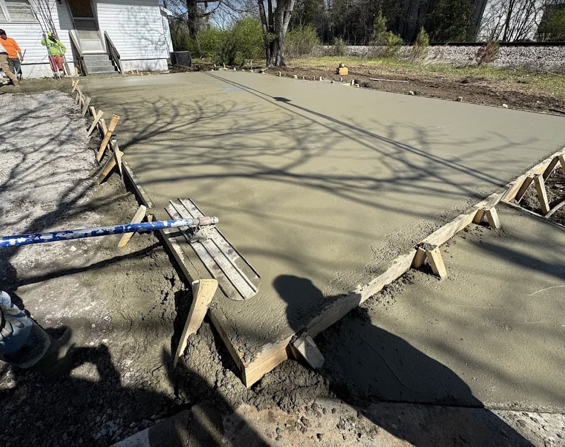 Pool deck resurfacing project in McKinney